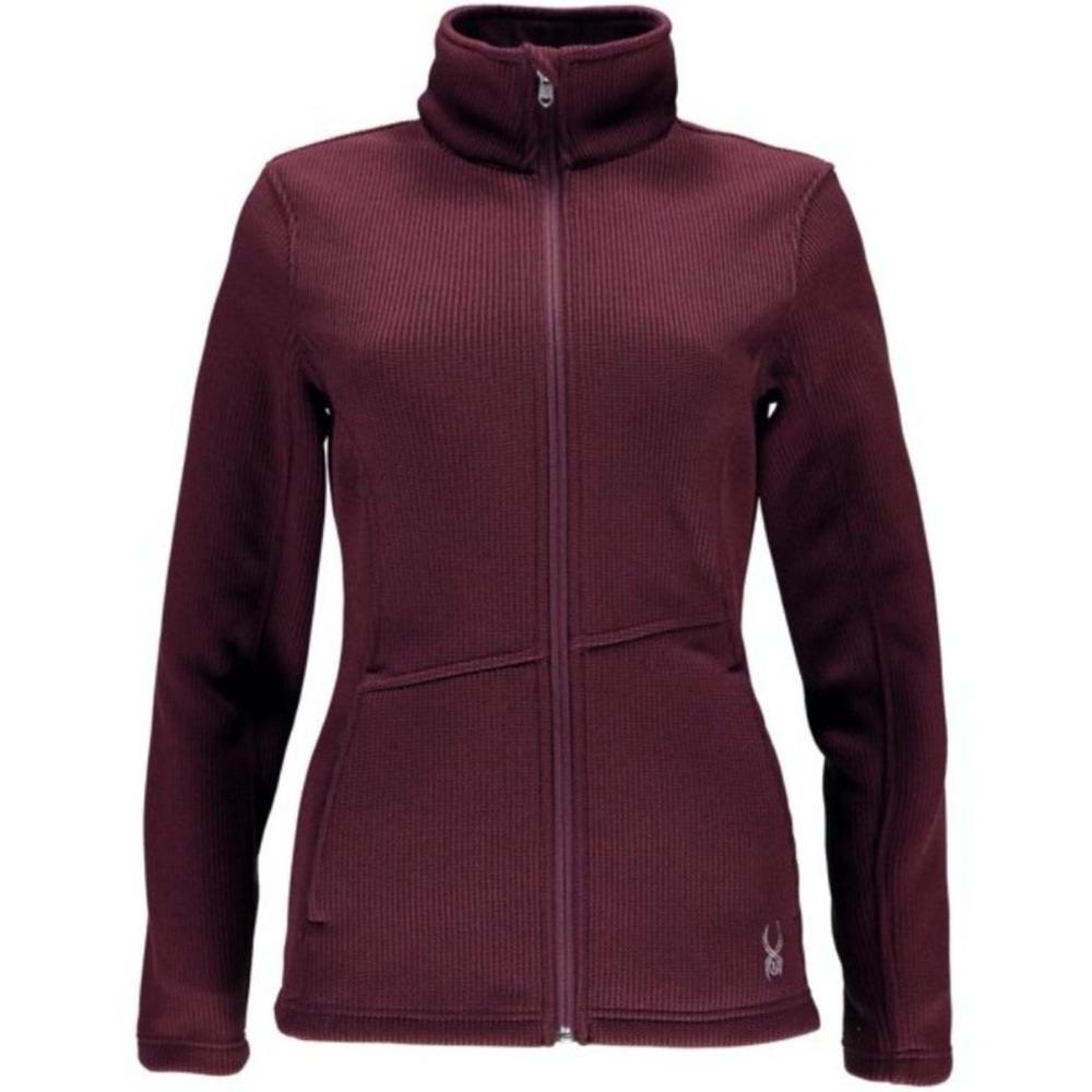 SPYDER Maroon Endure Full Zip Midweight Stryke Fleece Lined Jacket Size Small